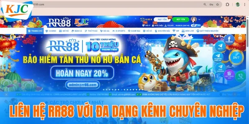 Liên hệ RR88 với đa dạng kênh chuyên nghiệp