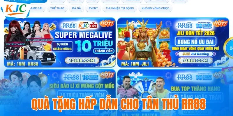 Quà tặng hấp dẫn cho tân thủ RR88