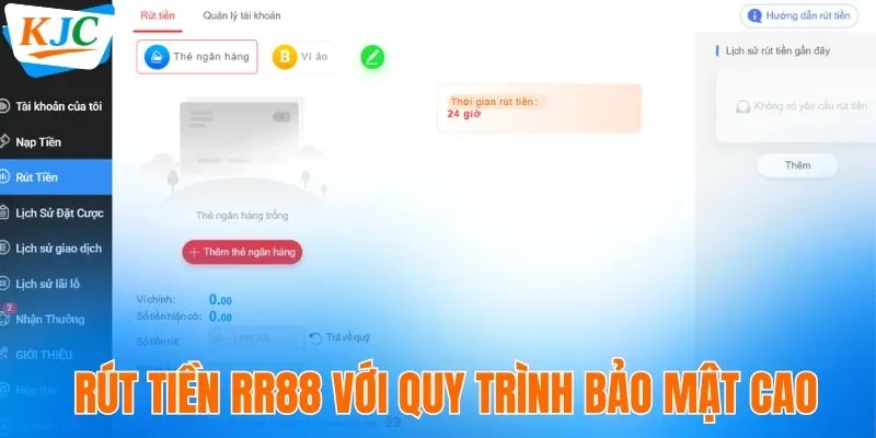 Rút tiền RR88 với quy trình bảo mật cao